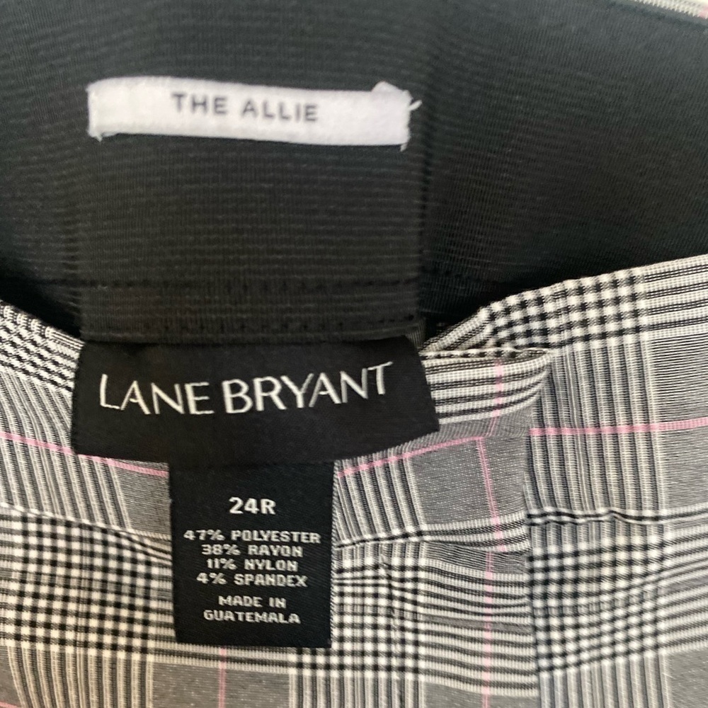 Like new lane Bryant 24r Allie plaid dress pants